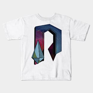 Low Poly Noisy Gateway version A Kids T-Shirt